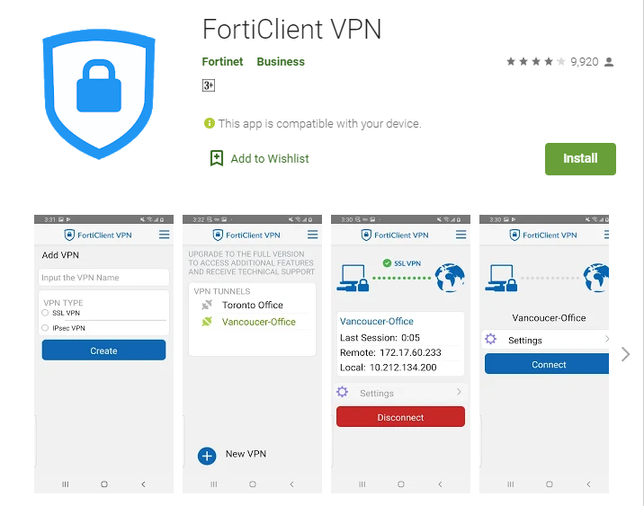 fortinet vpn client for mac